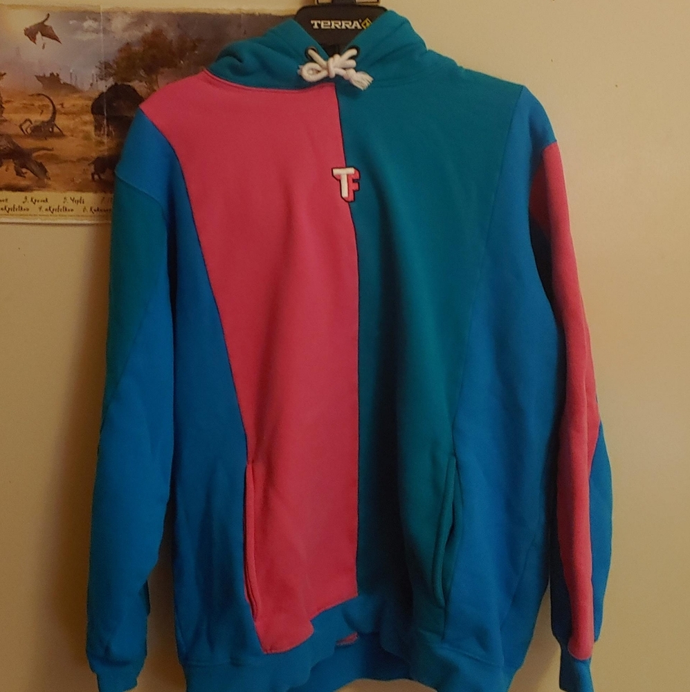 Teddy Fresh "TF" Logo Colorblock Hoodie